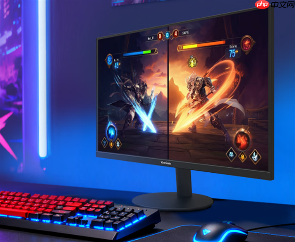 优派新款24寸IPS显示器上市:FHD 220Hz屏仅499元