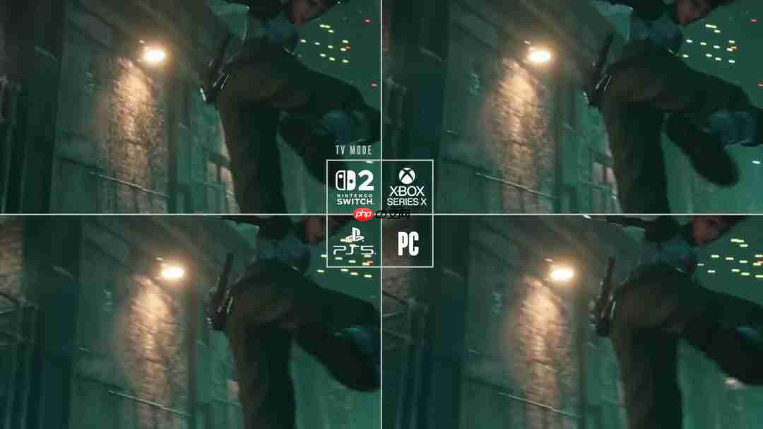 《最终幻想7:重制版Intergrade》NS2、PC等四平台画面对比