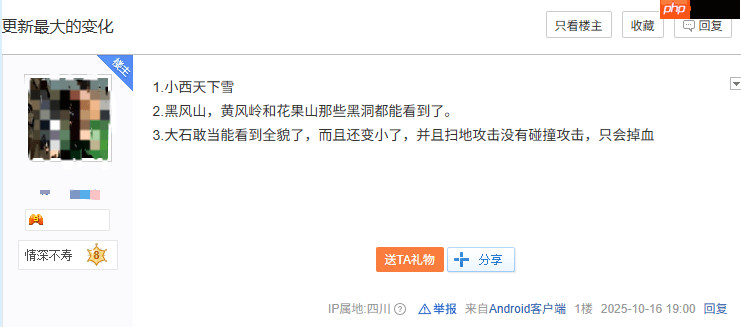 《黑神话:悟空》更新变化:大石敢当优化 陈彼得名字框出
