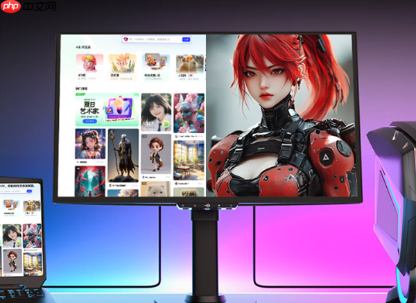 泰坦军团推出新款27寸显示器:2K 240Hz OLED屏首发1999元