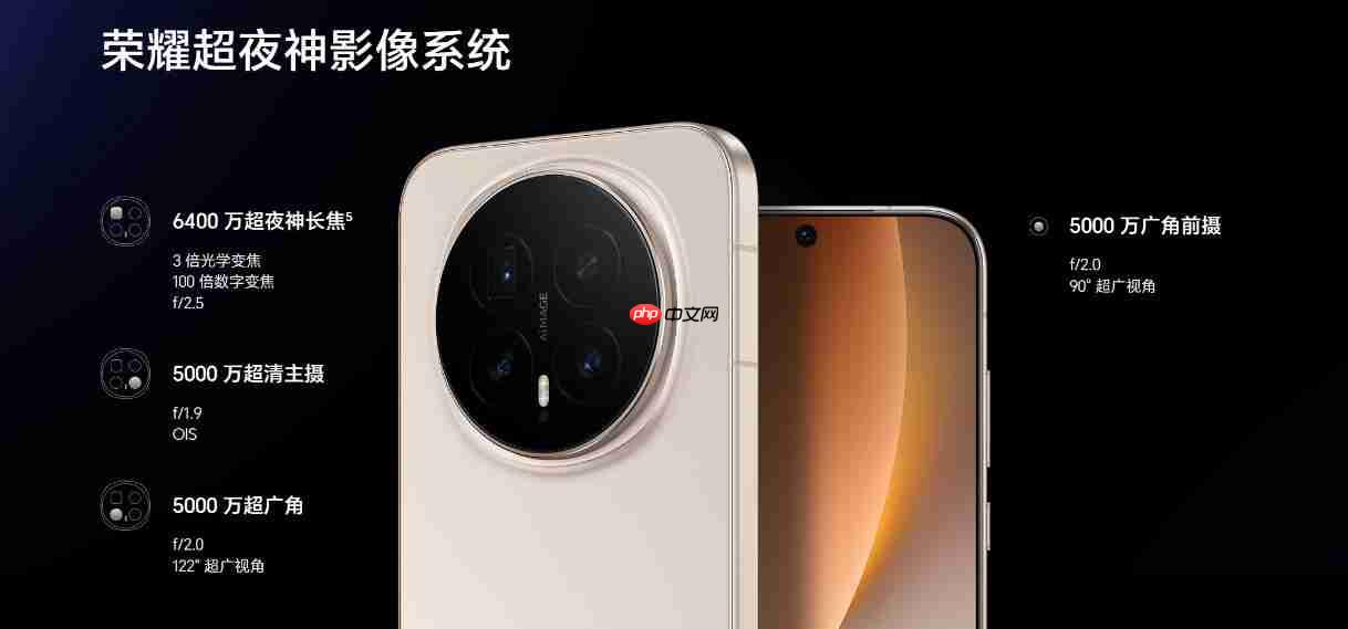 荣耀Magic 8系列正式发布：第五代骁龙8至尊版+MagicOS 10 4499起！