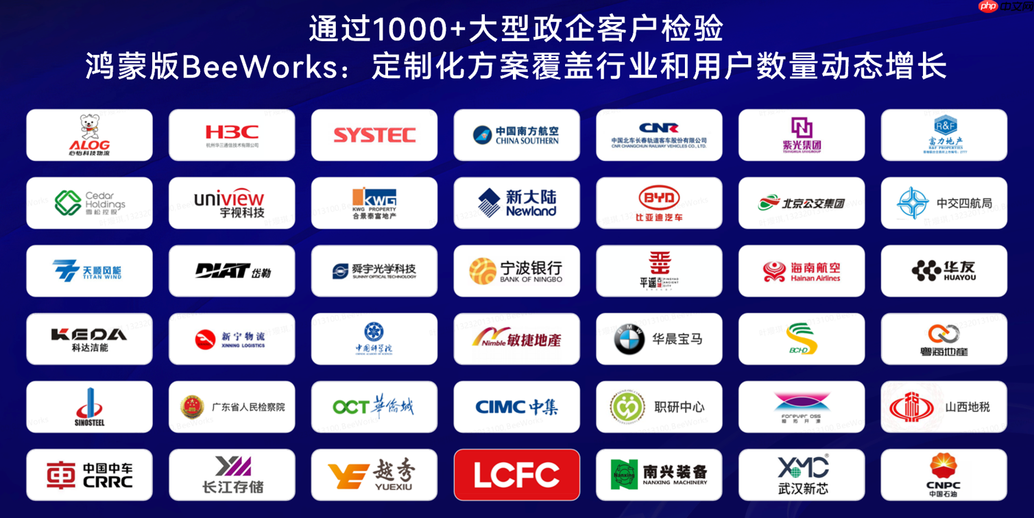 BeeWorks数字化协作平台鸿蒙免费版正式上线,零门槛加速政企办公应用鸿蒙化
