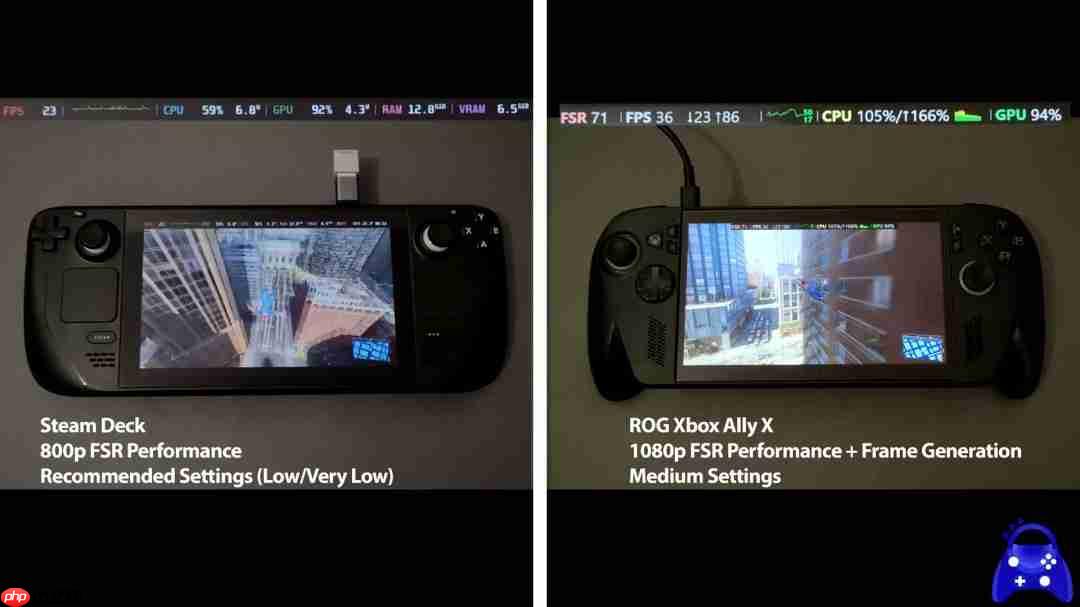 《漫威蜘蛛侠2》画面对比：Xbox Ally X超越Steam Deck