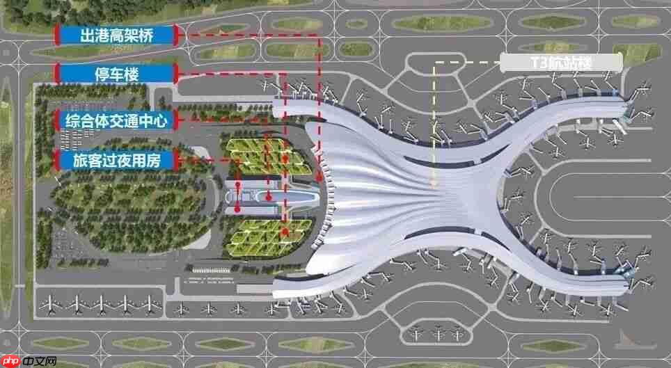 广州白云国际机场 T3 航站楼年底投运，将推全国首个开放式观景台