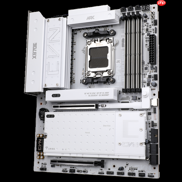 七彩虹上线首款X870E主板：带5个M.2的CVN X870E Ark Frozen