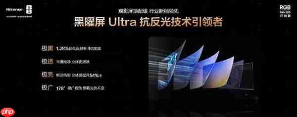 海信U7S Pro双芯+黑曜屏杀疯了!海信RGB-Mini LED三旗舰锁死高端电视圈