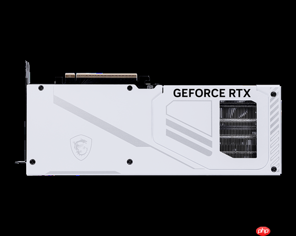 微星首款背插显卡发布：纯白、看不到一根线