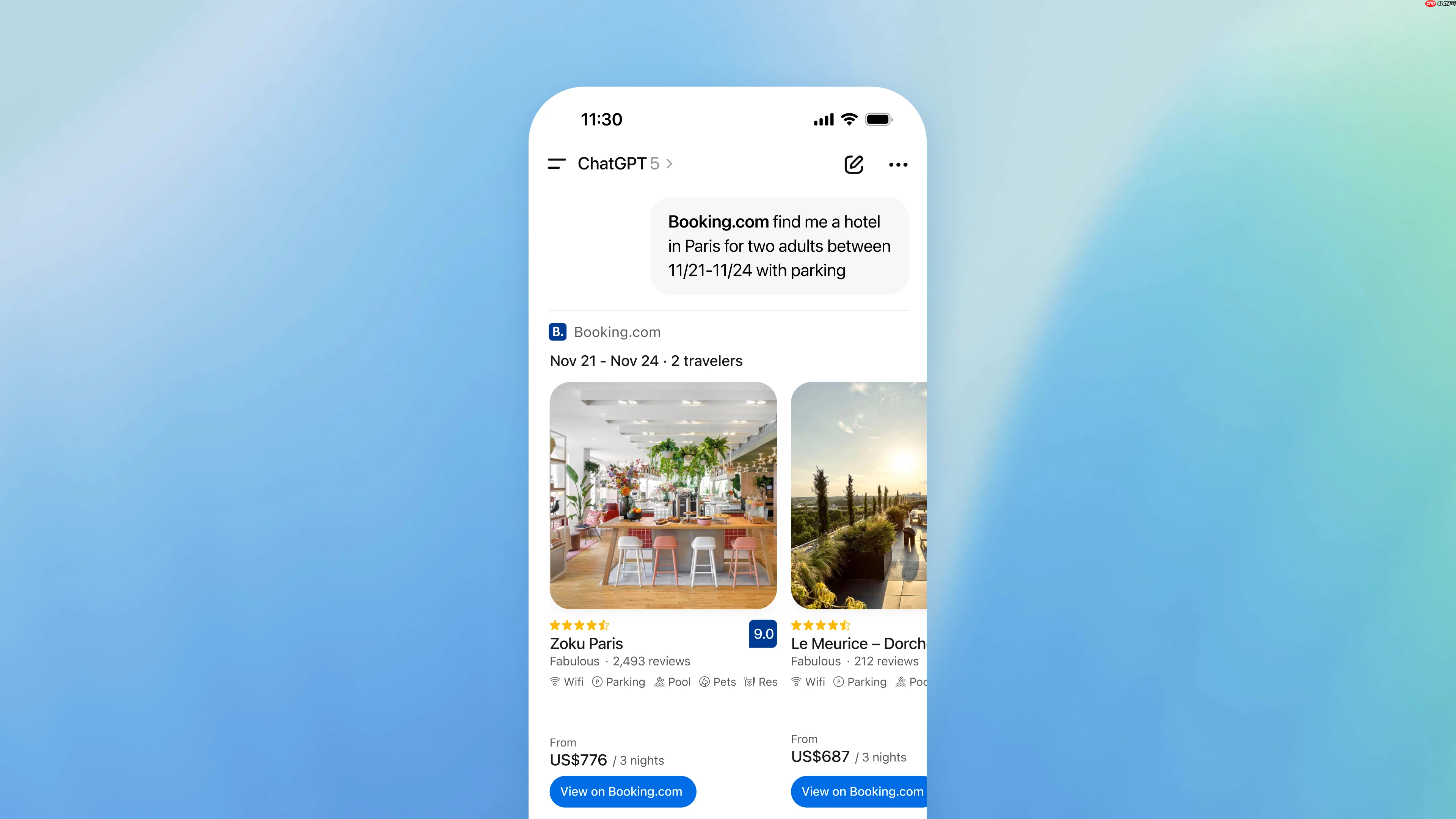 OpenAI 推出 ChatGPT 应用生态与开发者 SDK，打造新一代对话式操作系统