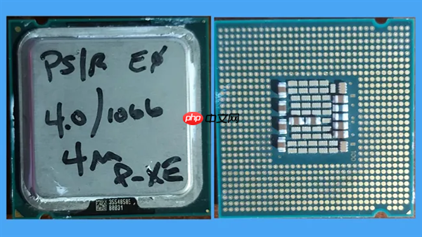 极其罕见的未发布奔腾4处理器现身！主频达到4.0GHz