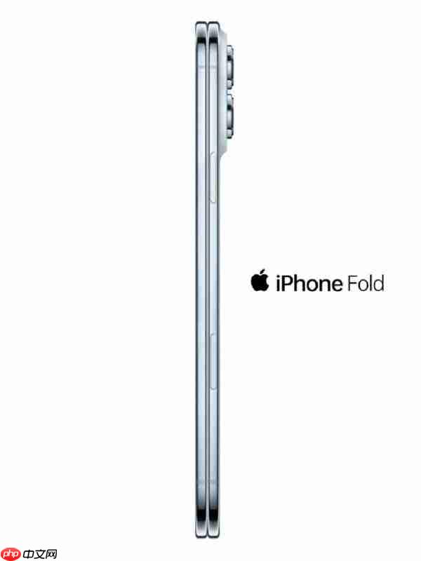 苹果折叠屏iPhone渲染图曝光!配相机按键 后置双摄?