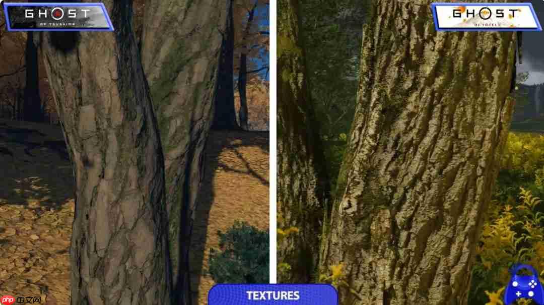 显著提升! 《羊蹄山之魂》与《对马岛之魂》最终画面对比