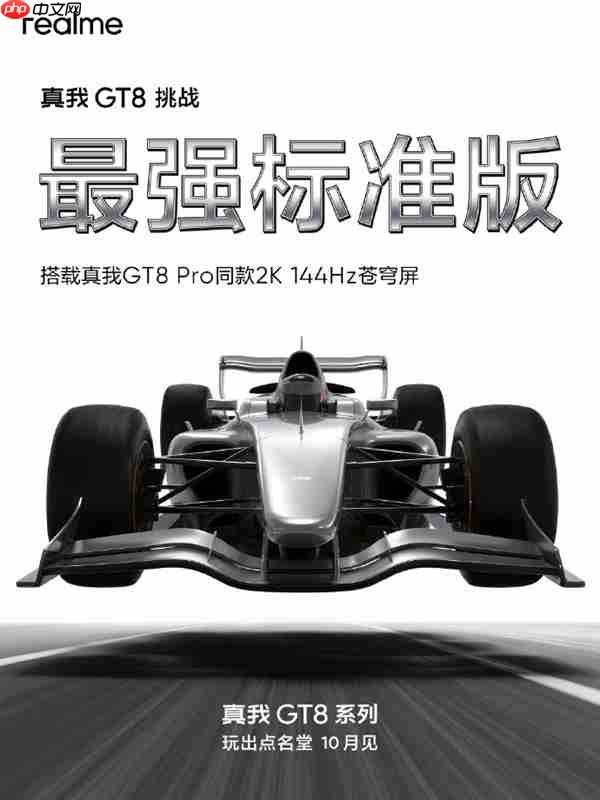 真我GT8标准版正式官宣 徐起:挑战最强标准版
