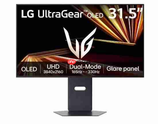 LG 32GX850A OLED显示器上市:支持高刷双模间切换 售价6299元