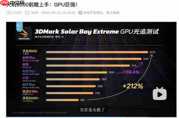 超绝光追体验  从天玑9500开始