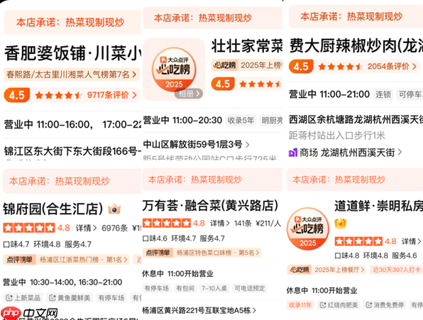 “现制现炒”搜索量增长超43%，美团餐饮门店页面新增相关展示功能