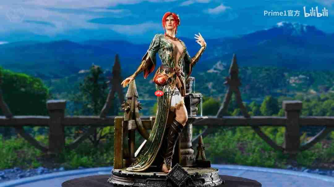 《巫师3》特莉丝雕像开启预约：肌肤细腻 柔美逼真