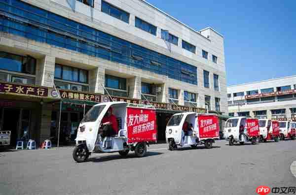 提速!京东快递阳澄湖投用无人车 大闸蟹物流首次实现全程无人化接驳