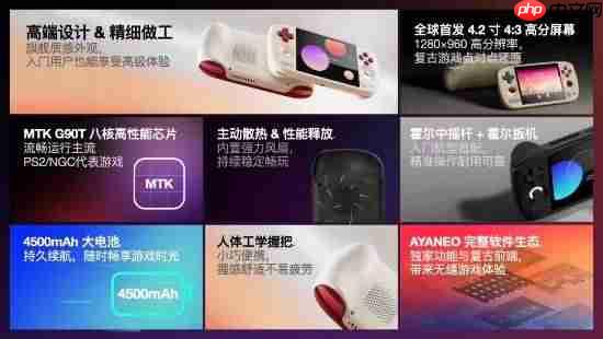 复古安卓游戏掌机预购：499元起 爽玩PS2/NGC游戏