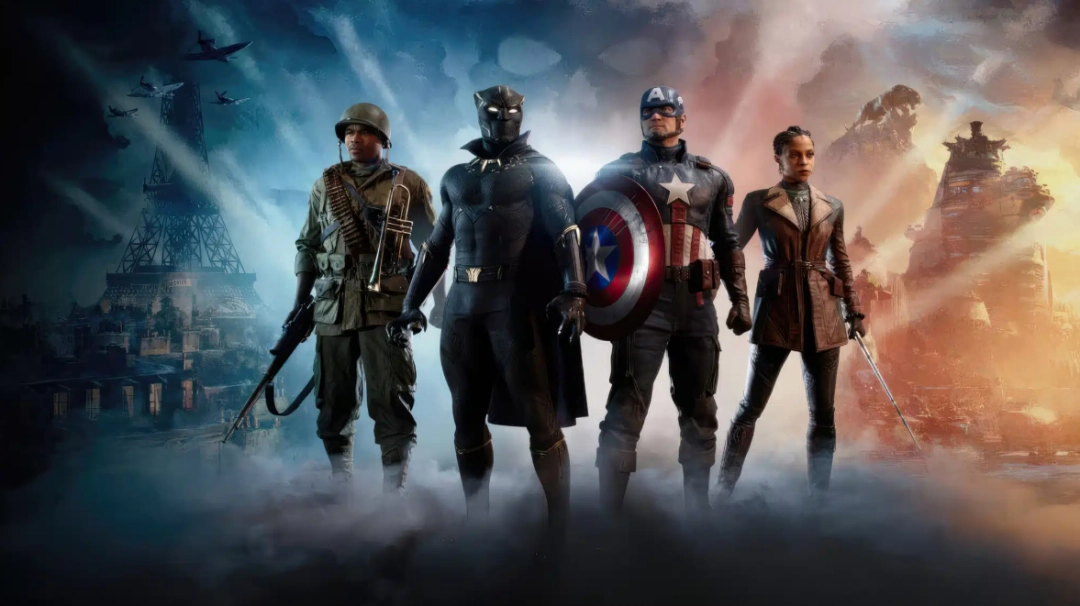 《漫威1943》早期实机片段泄露：黑豹大战九头蛇！