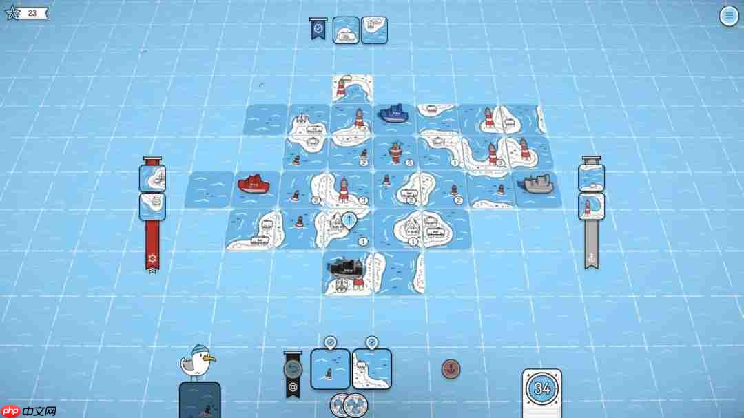 桌游改编，休闲策略游戏《灯塔巡航》即将上线 Steam