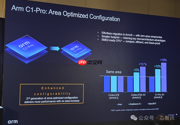 Arm发布全新C1 CPU与G1-Ultra GPU：Armv9.3指令集、新一代光追