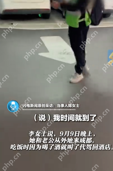 成都一代驾司机停车占用两车位,女车主恐有诈起争执 - php中文网