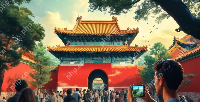 AR技术赋能故宫游览,游客可通过手机