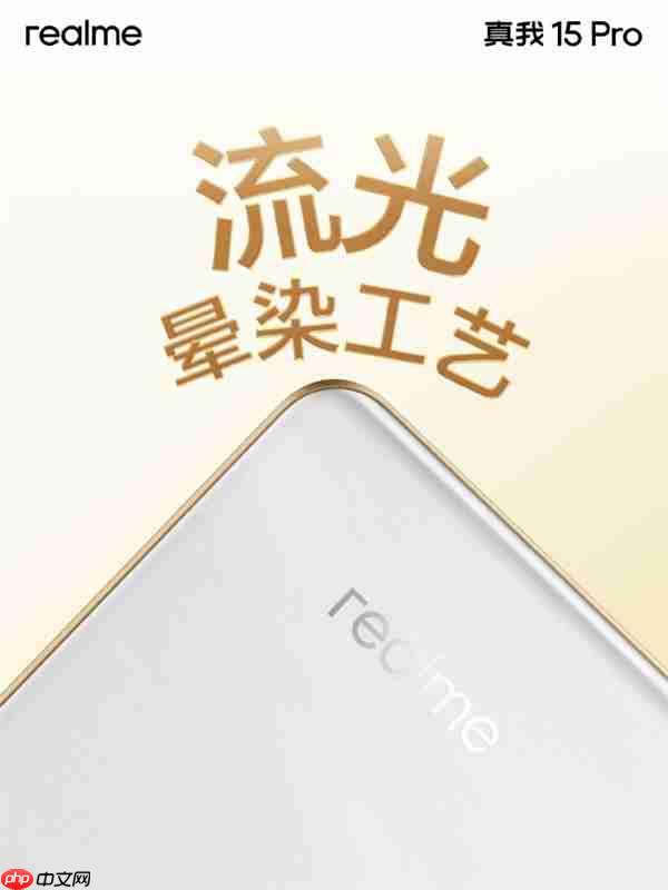 真我15 Pro外观公布 行业首创流光晕染工艺 每台都独一无二