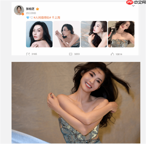 45岁张柏芝出席活动引围观:网友感叹美的不知天地为何物了