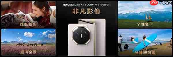 华为Mate XTs影像大提升:主摄、超广角、长焦全部升级RYYB传感器