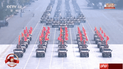 九三阅兵“排头兵”,115 辆东风军车在天安门广场成功受阅