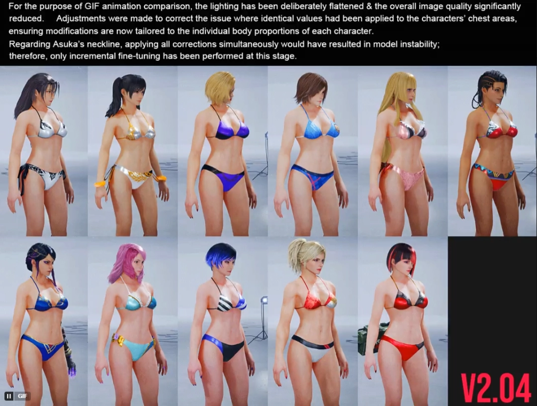 大雷回来了！《铁拳8》女角色身体部位重新调整！