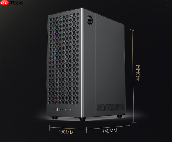 硕一鲲鹏CH8+系列机箱99元起:可选MESH面板或数显屏