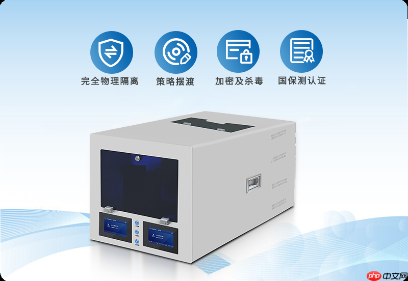 安全、高效——信刻光盘安全隔离与文件单向导入/导出系统