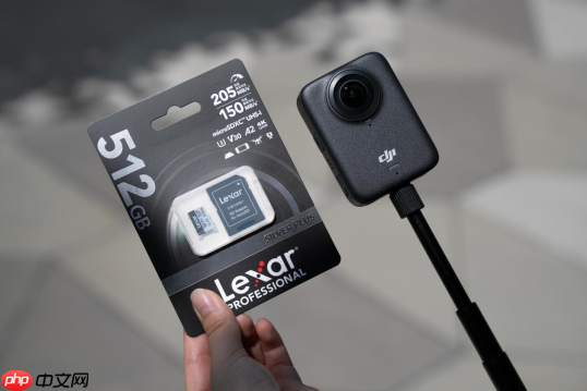 雷克沙SILVER PLUS micro SD:解锁大疆Osmo 360 全性能的存储密钥