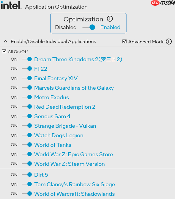 英特尔澄清并未放弃 APO,将开启季度更新计划