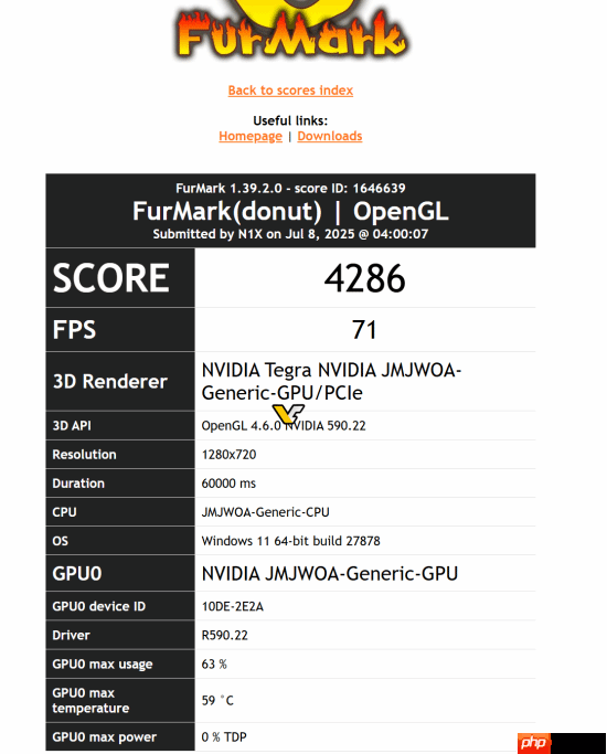 NVIDIA N1X笔记本处理器:跑分不到RTX 5060一半