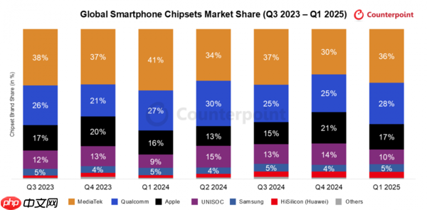 上半年4大旗舰SoC出货数据曝光:苹果最高、发哥垫底