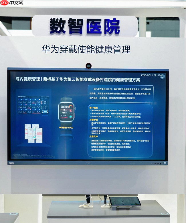 以商用穿戴使能健康管理华为擎云亮相中国卫生信息技术大会