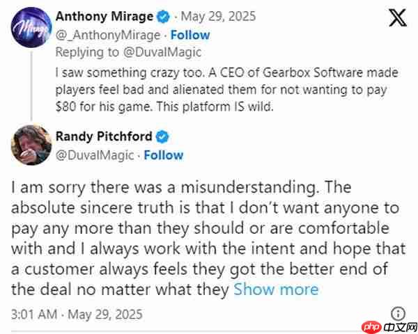 《无主之地4》总裁再发长文致歉:自己的言论被人误解