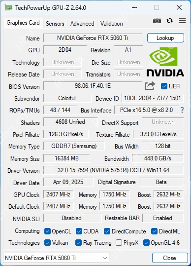 七彩虹iGame RTX 5060 Ti Ultra W OC 16GB显卡评测:进阶甜品级的实力担当