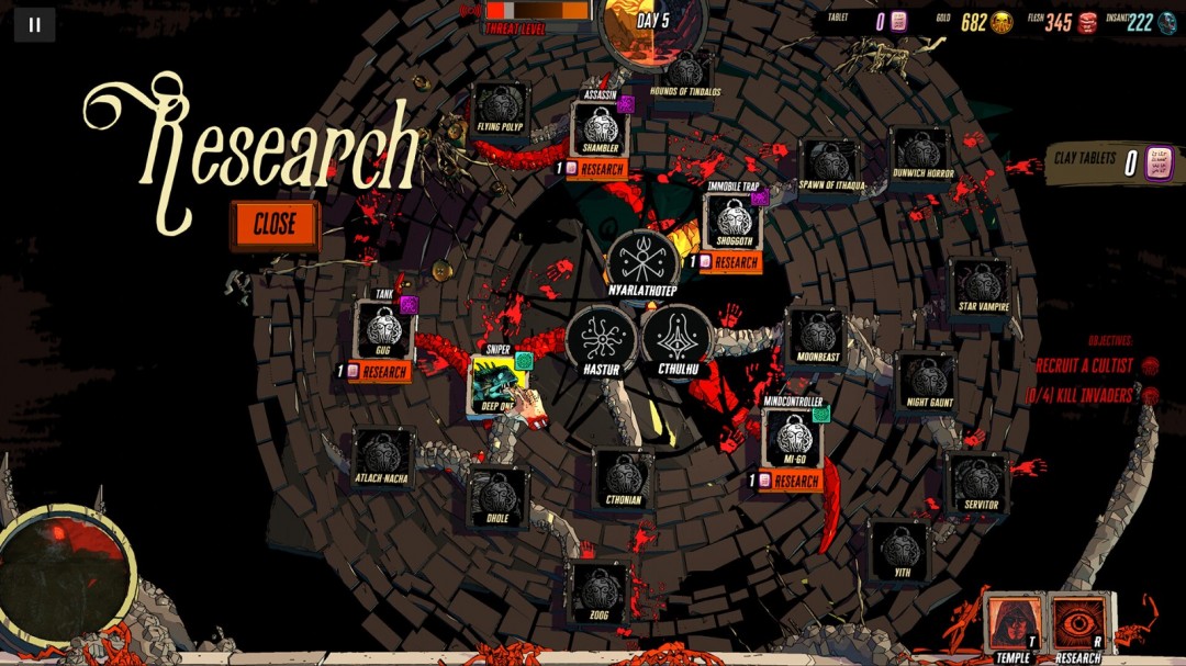 克苏鲁守护者：融合地下城建造与潜行元素的RTS新作