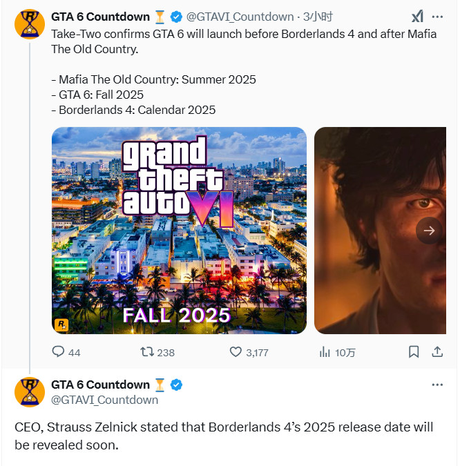 GTA62025年秋季发售：Take-Two确认时间表与市场期待