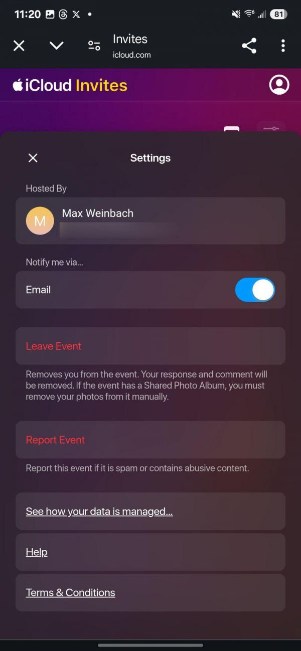 苹果Invites应用跨平台体验，安卓用户实测报告