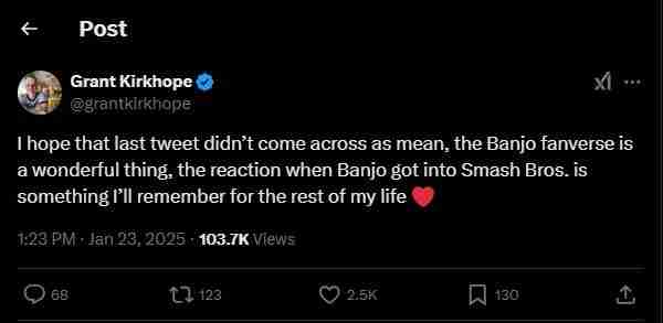 游戏作曲家Grant Kirkhope谈班卓熊大冒险复兴：希望与现实的碰撞