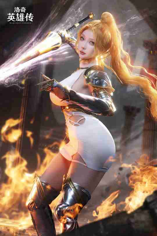 橙发御姐圣骑士！《洛奇英雄传》新角色内文COS美照曝光！