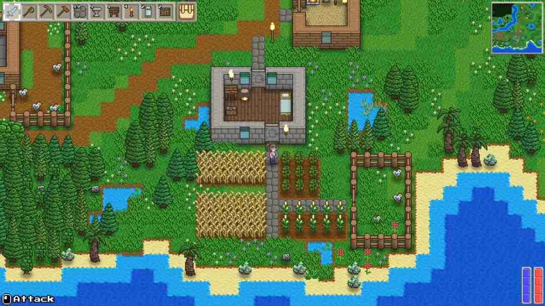 Delverium:像素风沙盒生存冒险游戏,邀你揭开“故障”之谜