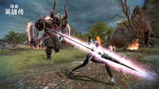 圣枪女骑士！《洛奇英雄传》新角色“内文”技能姿态欣赏！