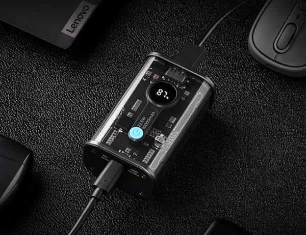 首发139元 联想拯救者PB3透明移动电源发布:10000mAh大容量