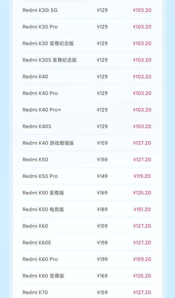 小米科技年货节活动开启,手机电池换新 79.2 元起